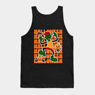 Halloween zombie, halloween tee, halloween scary, zombie halloween, spooky halloween, zombie cartoon Tank Top